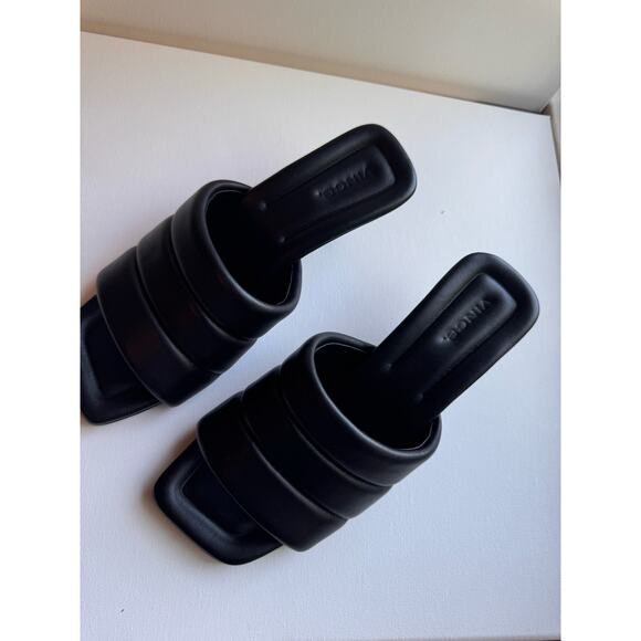 Vince black kitten heel Ceil Mule size 37/ US 7 - Picture 4 of 11